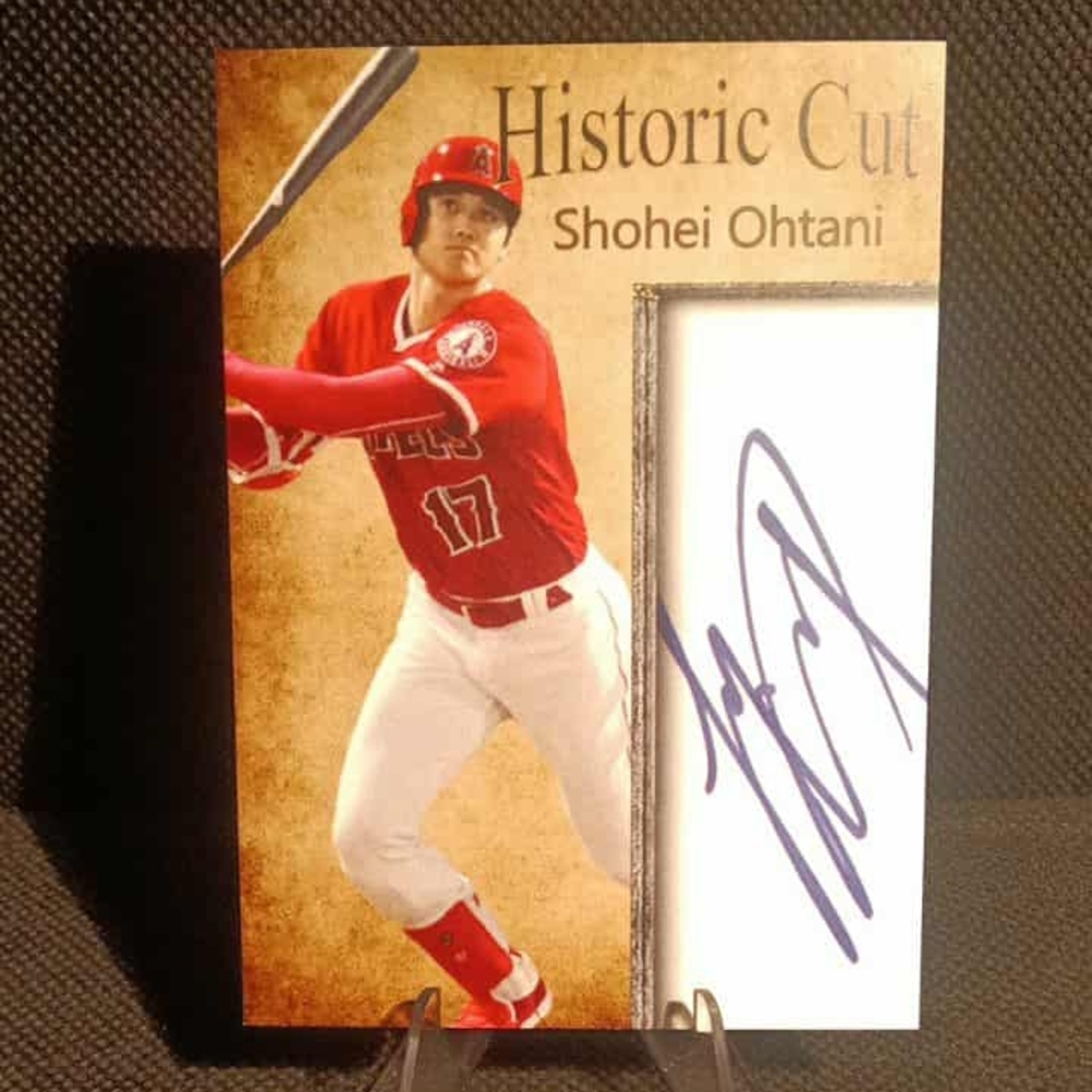SHOHEI OHTANI- 2018 Historic Cuts Limited Edition short print *ROOKIE* card